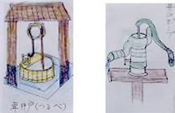 井戸つるべ・井戸ポンプ