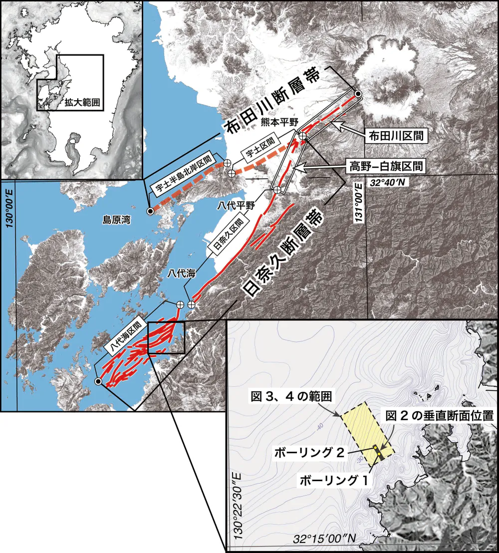 日奈久断層帯八代海区間のサムネイル